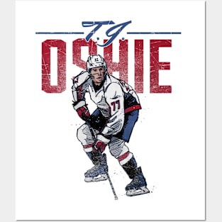 T.J. Oshie Washington Retro Posters and Art